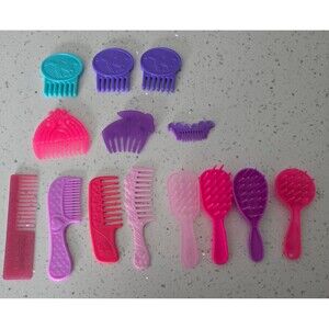 Vintage Barbie & Pony Doll Hair Brush Comb Accessory Lot 90s Y2K